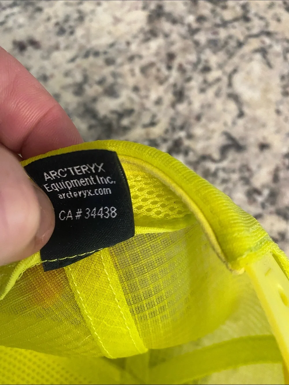 Arc'teryx bird word Neon Yellow Trucker Hat